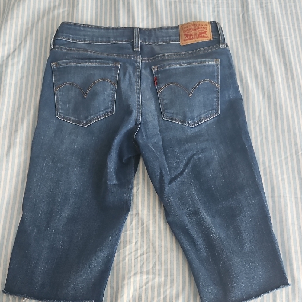 Levi's Classic Blue Denim Shorts